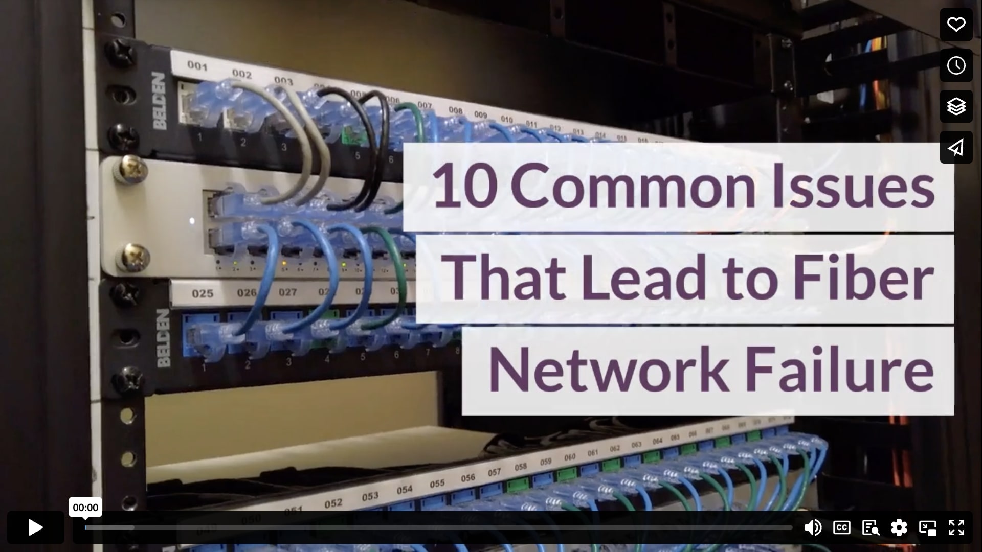 10 Common Issues That Lead to Fiber Network Failure